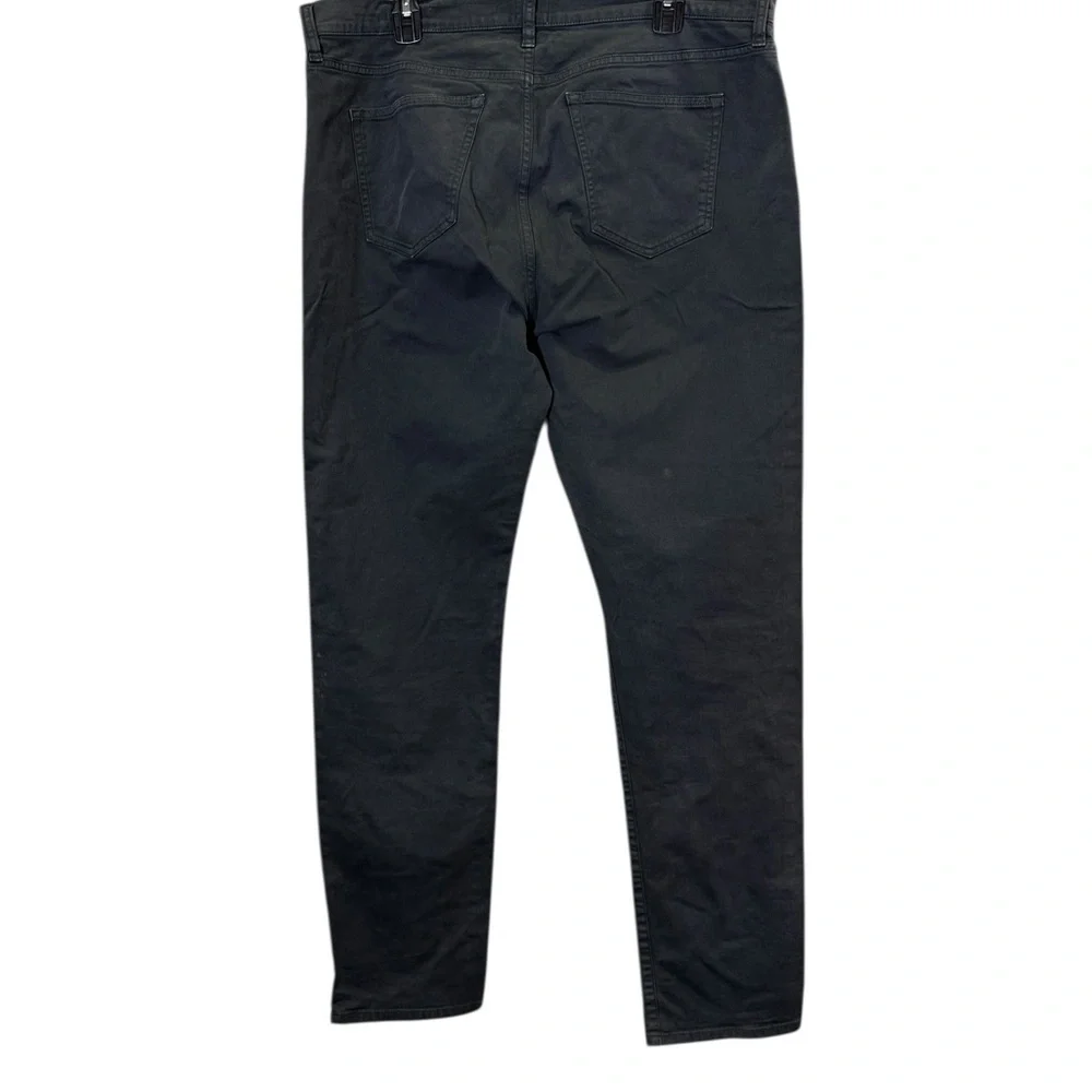 Flint and Tinder Men's Tapered Fit Cotton Navy Chinos sz 36x34 **Flaw**